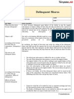 Lecture Notes Intermediate Accounting Delinquent Shares