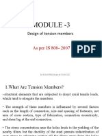 Module3 Design of Tension Members