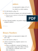 Decimal Numbers: These Are Easy To Operate A We Done Daily Calculations in This Number System