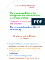 SDP Spare Part Analysis