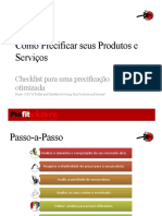 Checklist e Ferramentas para Precificar Seus Produtos e Serviços