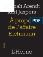 A Propos de L'affaire Eichmann