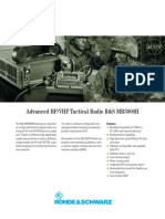 Rohde&Schwarz - MR3000H HF-VHF Tactical Radio - Datasheet