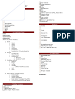 Wedding Checklist Template