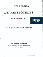 Aristotle - José Goya y Muniain - El Arte Poética de Aristóteles-De Órden Superior (1798)