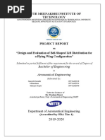 Design and Evaluation of Bell-Shaped Lift Distribution For A Flying Wing Configuration