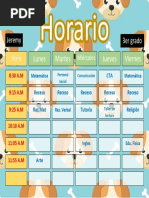 Horario Del Cerdito