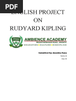 English Project ON Rudyard Kipling: (Document Title)