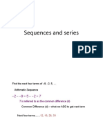 Arithmetic Sequences