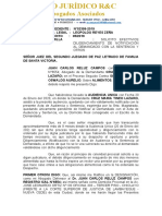 Expediente N°02399-2019 - Solicito Diligenciamiento de Notificacion Al Demandado