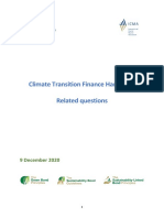 Climate Transition Finance Handbook Related Questions: 9 December 2020