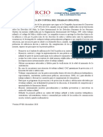 Politica en Contra Del Trabajo Infantil