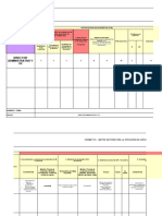 Formato 9 - Matriz Provisión de Cargos