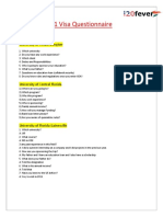 Previous Students Visa Expereince File