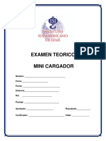 Examen Mini Cargador 2018