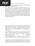 Discurso Sobre La Contaminacion Ambiental