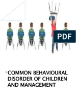 COMMON BEHAVIOURAL DISORDER OF CHILDREN AND MANAGEMENT .Edu Tech