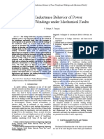 Leakage Inductance Behavior of Power Transformer Windings Under Mechanical Faults