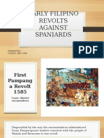 Early Filipino Revolts Againts Spaniards 1