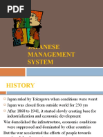 Japanese Management System