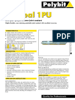 Polyseal 1PU: One Part Polyurethane Joint Sealant