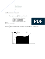 MC Question - Solution CH 07.01 Primer On Integral Calculus.01 Primer On Integral Calculus.01 Primer On Integral Calculus