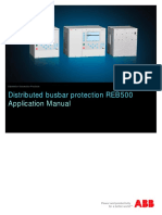 Distributed Busbar Protection REB500: Application Manual