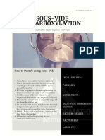 Sous Vide Decarboxylation For Cannabis Edibles. Cannabis Information Institute