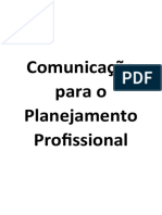 Comunicação para o Planejamento Profissional