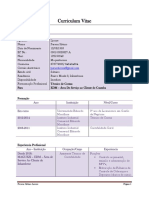 Curriculum Vitae: Person Silvino Licoze Página 1