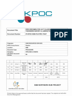 Pipe Specimen For Aut Calibration Selection Thickness Survey & Laminations Checks Rev c1.