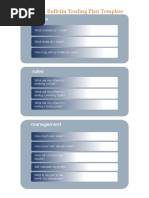 Trading Plan Template