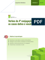 AULA08 - Verbos Da 4 Conjugação e Os Casos Dativo e Vocativo