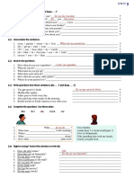 3.4 (Exercises of Simple Present - Questions)