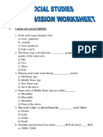 PT - 1 Revision Worsheet - Vi