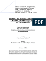 TESIS Sistema de Aseguramiento de Calidad en Un Servicio de Oftalmología