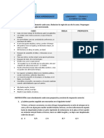 Reforzamos Nuestros Aprendizajes