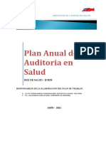 Plan de Auditoria - 2021