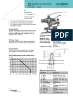 NAF-Navalsteam Ball Valves FK 25.76 (2) GB: Primary Characteristics