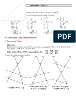 Chap 1 - Cours - Le Théorème de Thalès - Site