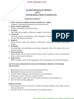 EE6503 Power Electronics Notes