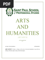 Arts AND Humanities: Artahum