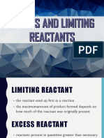 What Is Limiting Excess Reactant