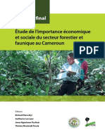 Etude Importance Economique Sociale Secteur Forestier Faunique Cameroun 2013