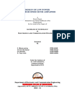 Design of Low Power and High Speed Sense Amplifier