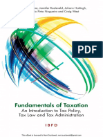 1 - 2019 - Fundamentals of Taxation An Introduction To Tax Policy Tax Law and Tax Administration