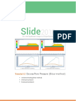 Tutorial 12: Excess Pore Pressure (B-Bar Method)