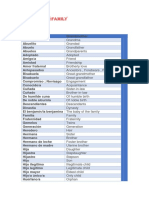 Vocabulario Familia