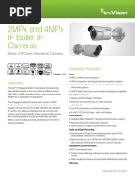 2Mpx and 4Mpx Ip Bullet Ir Cameras