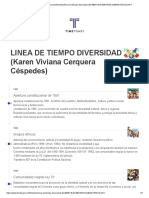 Linea de Tiempo Diversidad